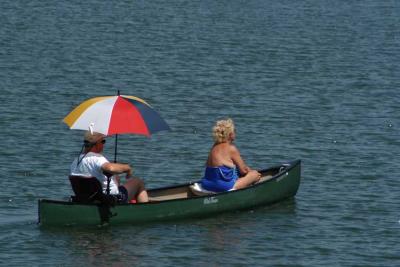 Umbrella canoe 1