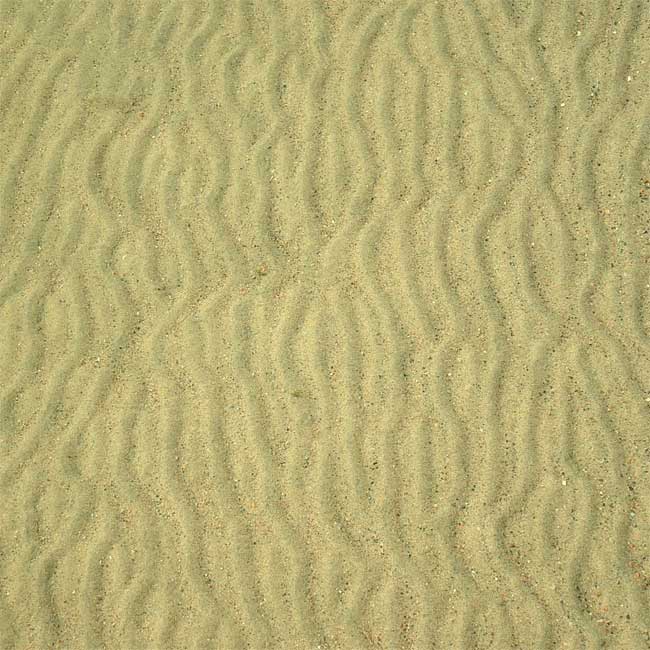 Lake patterns in sand