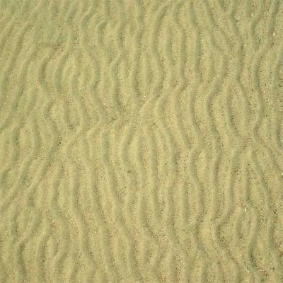 Lake patterns in sand