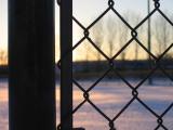 Baseball Field in the Winter