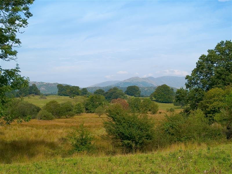 Langdales from Wray Castle
