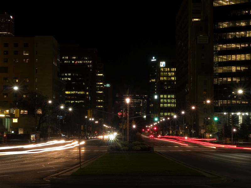 Toronto city at night