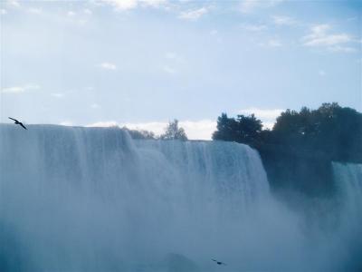 The American falls from the Maid Of The Mist