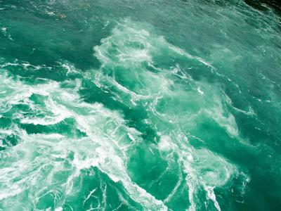 The swirling waters of Niagara