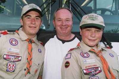 Dad, David and Alex