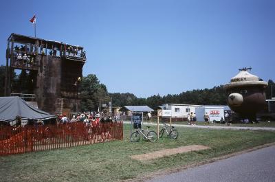 The rappelling wall