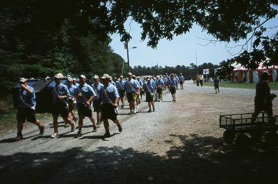 OA members marching in