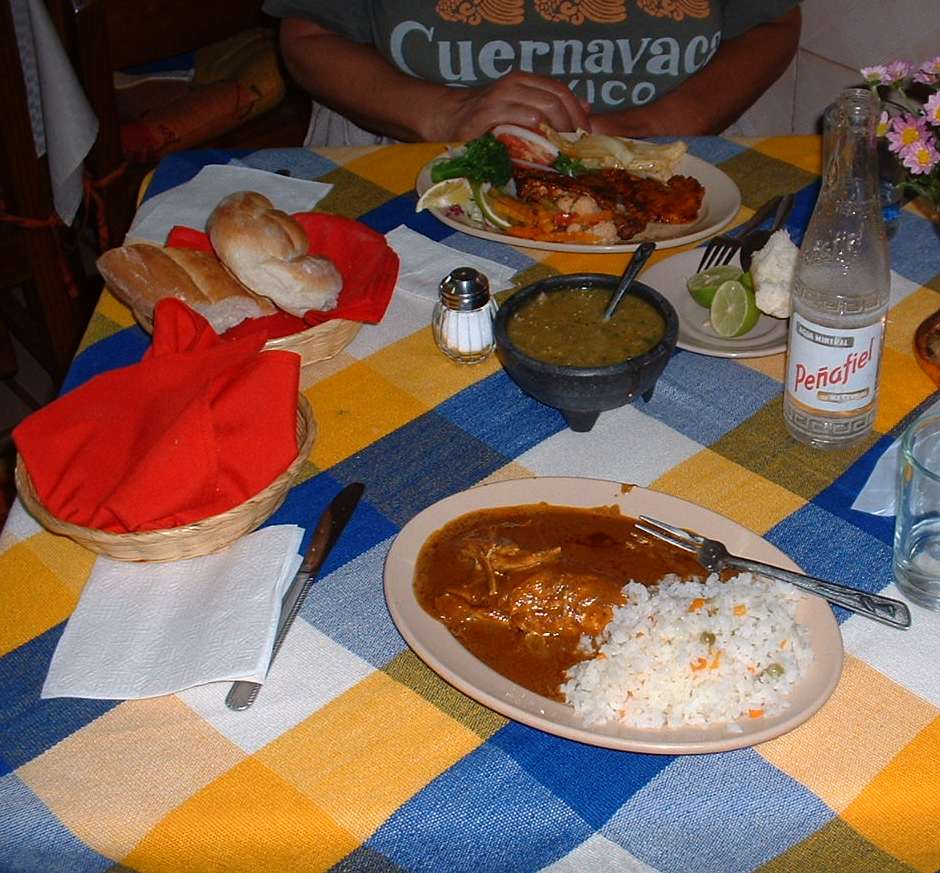 Comida at Restaurante Don Rafa, in Ptzcuaro, Mich.