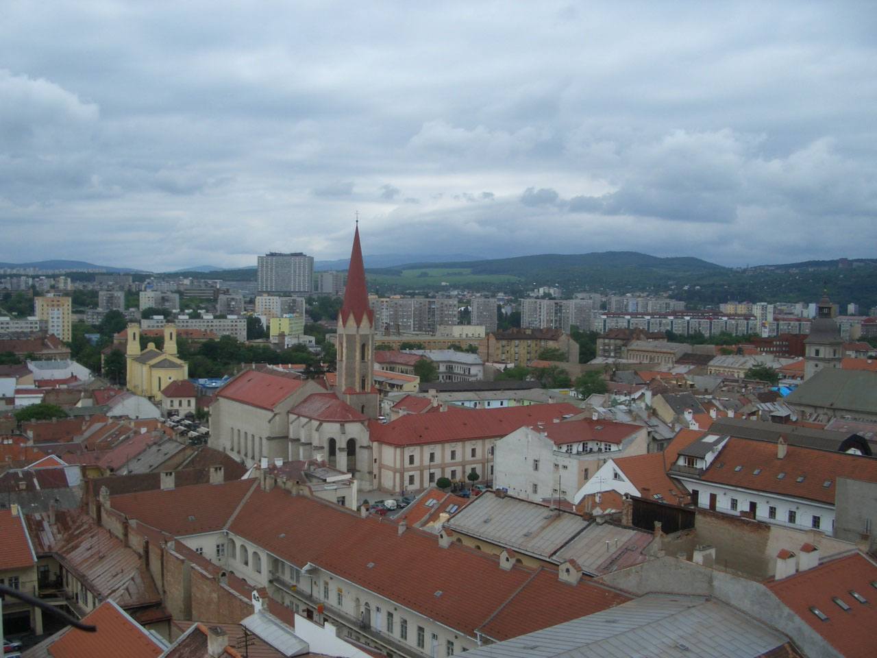 View of Kosice from St. Es