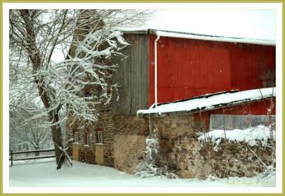 Winter Morning at Farbotnik Barn