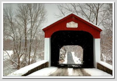 Winter in the CountryVan Sant Covered Bridge