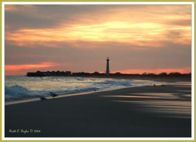 Cape May Point at Sunset
