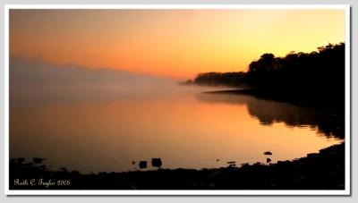 Misty Sunrise at Lake Galena