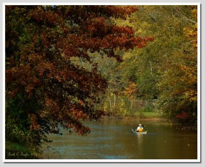 Autumn Kayaker