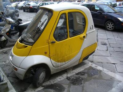 3-wheel electric car