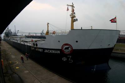 Capt. Henry Jackman pulls into Soo Locks