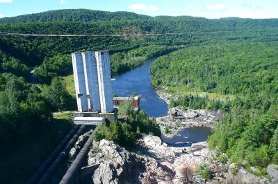 Hydro electric plant on Montreal river