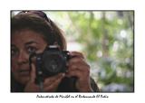 Autorretrato de Maribel en el Restaurante el Patio