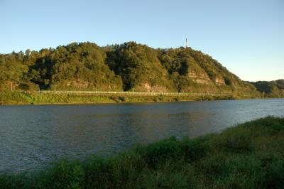 River and Mount Mangjin