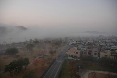 View South through Fog