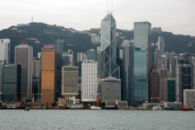 Skyscrappers on Hong Kong Island