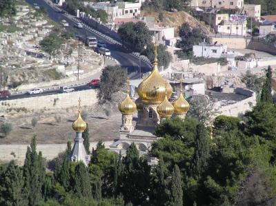 Maria Magdalena Church from Mt of Olives.JPG