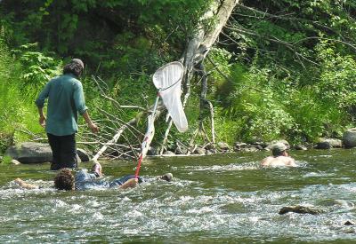 Hot weather hunting on Waba Creek