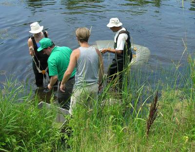 seine net on Jock River at Richmond - Site # 3