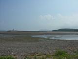 Parrsboro lighthouse at low tide