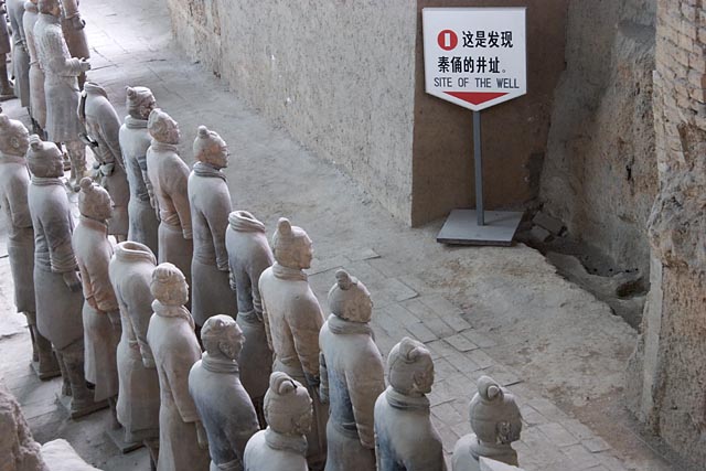 Terra Cotta Warriors - The Site Of The Well The 1st Terra Cotta Was Found