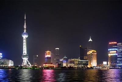Huangpu River - Pearl TV Tower And Pudong