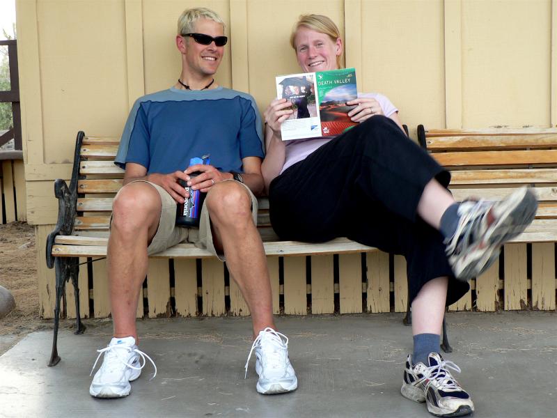 Justin & Maggie Angle at Furnace Creek