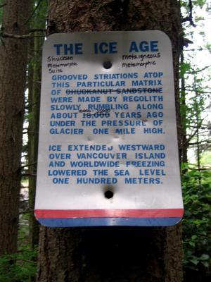 Ice Age sign