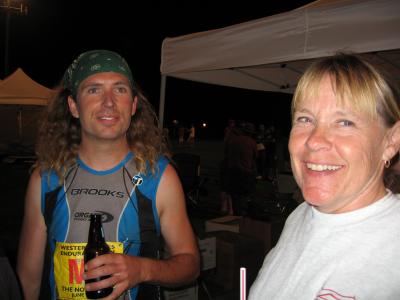 Scott's pacer, Dusty Olson & Lynn Yarnall