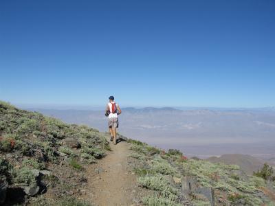 Justin rounding the bend