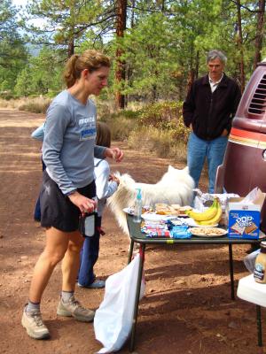 Theresa decides what to eat