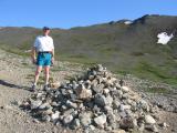 Ron at the cairn