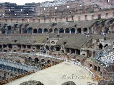 Rome Colosseum-Inside 19