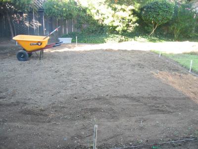 Moving dirt around..