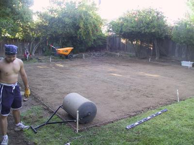 Done with site prep.