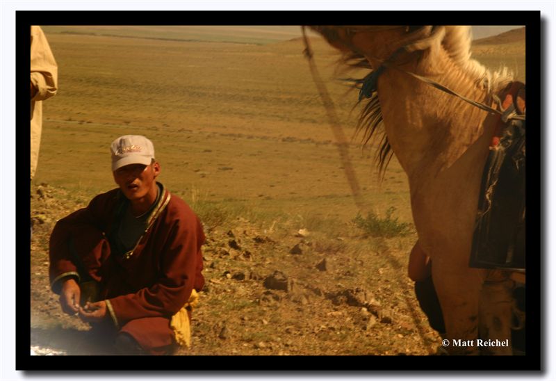 Davaa taking a Rest, Tov Aimag