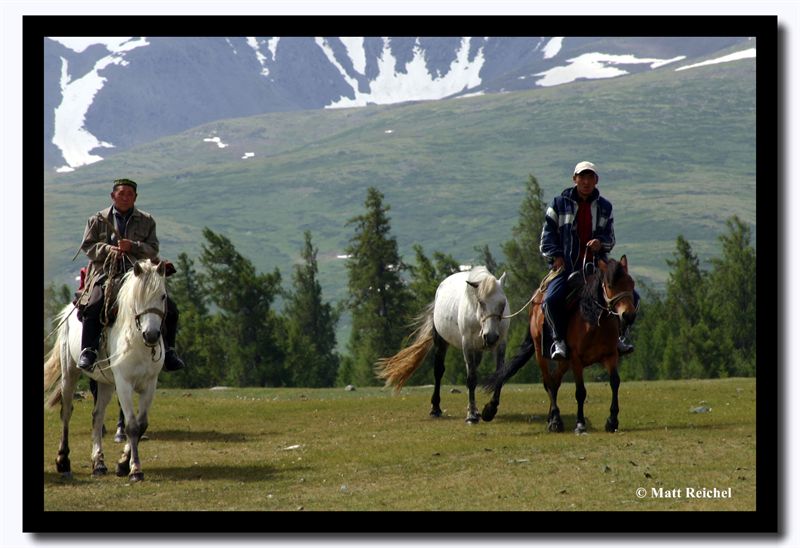 Kazakh Herders, Tavanbogd National Park, Bayan-Olgii