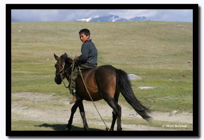 Boy of Horseback, Altai Tavanbogd National Park