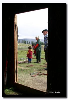 From the Ger Door, Altai Tavanbogd National Park