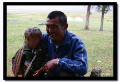 Father and Daughter, Altai Tavanbogd National Park