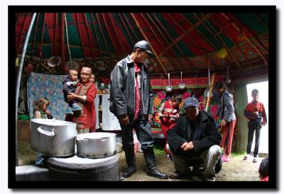 What Goes on inside a Kazakh Ger, Altai Tavanbogd National Park