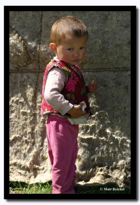 Little Girl in Pink, Bayan-Olgii Aimag