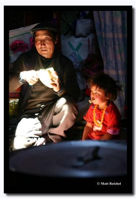 In the Yurt, Bayan-Olgii Aimag