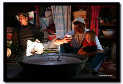 In the Yurt, Bayan-Olgii Aimag