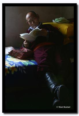 Grandfather Reading Prayers, Zuunmod